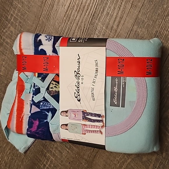 Eddie Bauer Youth 4-piece Pajama Set - Picture 1 of 3